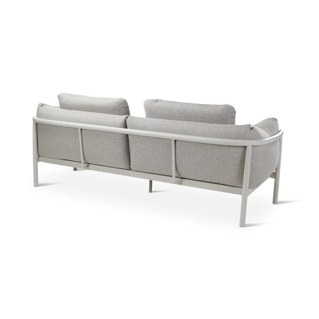 2,5-Sitzer Gartensofa Liv aus Aluminium mit dünenfarbenen Kissen, 211x86x84 cm - ZEN ZONE Furniture