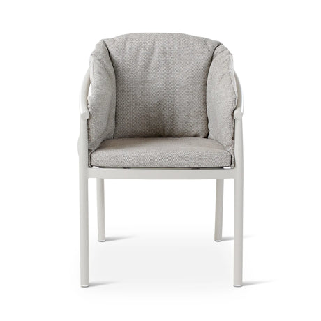 Gartenstuhl Liv aus Aluminium mit dünenfarbenen Kissen - ZEN ZONE Furniture