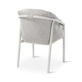 Gartenstuhl Liv aus Aluminium mit dünenfarbenen Kissen - ZEN ZONE Furniture