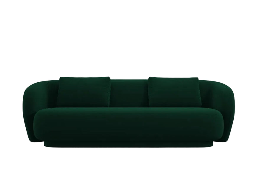 Camden 3-Sitzer Sofa aus Samt oder Chenille, 204x102x72 cm - ZEN ZONE Furniture