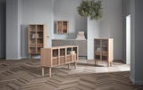 Cana Highboard niedrig, aus Eiche, geölt, 70.6x40 cm