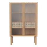Cana Highboard niedrig, aus Eiche, geölt, 70.6x40 cm