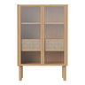 Cana Highboard niedrig, aus Eiche, geölt, 70.6x40 cm