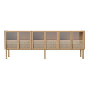 Cana Sideboard, aus Eiche, geölt, 235x40 cm - ZEN ZONE Furniture