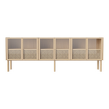 Cana Sideboard, en chêne, huilé, 235x40 cm