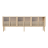 Cana Sideboard, en chêne, huilé, 235x40 cm
