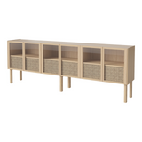 Cana Sideboard, en chêne, huilé, 235x40 cm