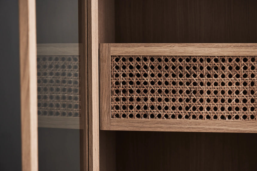 Cana Highboard niedrig, aus Eiche, geölt, 70.6x40 cm