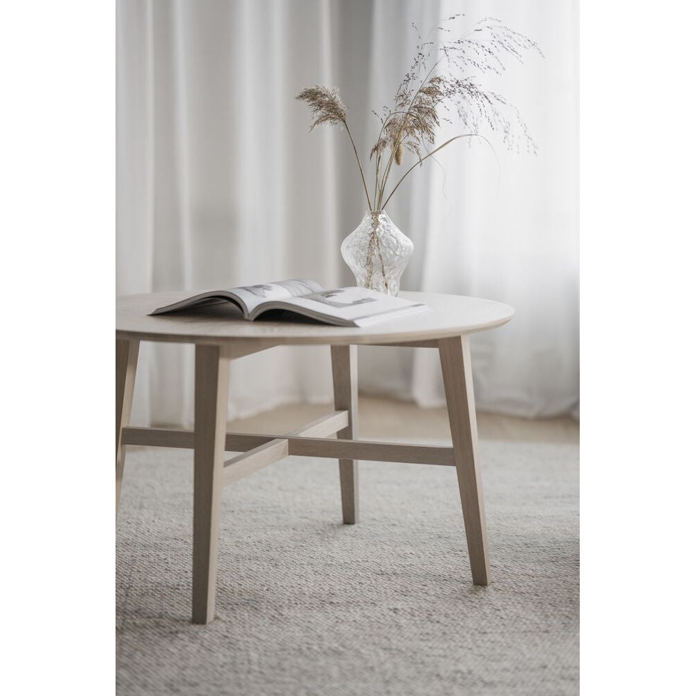 FILIPPA Couchtisch Weiß pigmentiert 90x90x52cm - ZEN ZONE