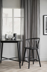 CARMEN Barhocker Schwarz 55x55x96cm - ZEN ZONE Furniture