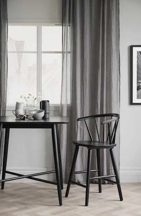 CARMEN Barhocker Schwarz 55x55x96cm - ZEN ZONE Furniture