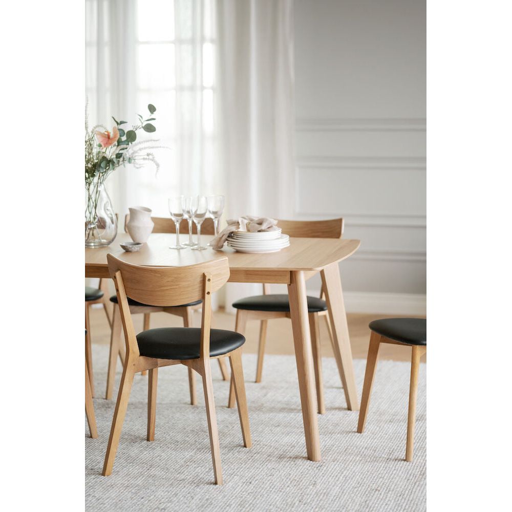 AMI Esszimmerstuhl Eiche/Schwarz 48x47x80cm - ZEN ZONE