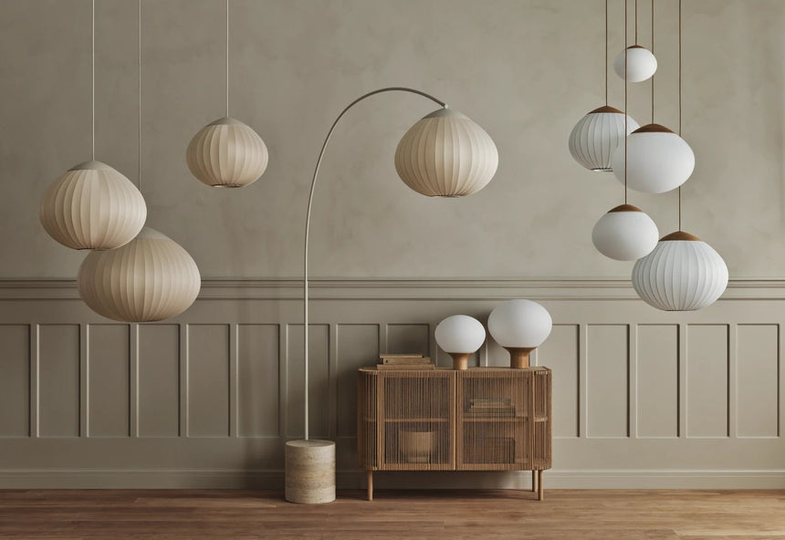 Cord Sideboard, oak, oiled, cord design, 120x45 cm