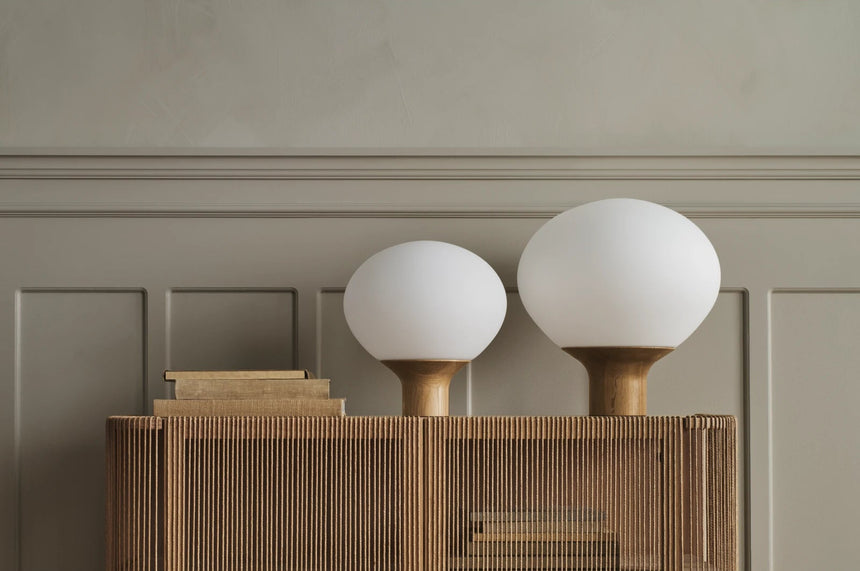 Cord Sideboard, oak, oiled, cord design, 120x45 cm