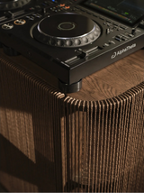 Buffet Cord, en chêne, huilé, finition avec cordage, 168x45 cm
