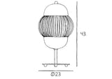 Table lamp Shahin Table