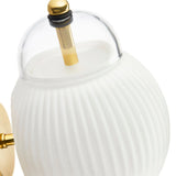 Shahin Wall Lamp made of hand-blown glass and brass
