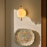 Shahin Wall Lamp made of hand-blown glass and brass