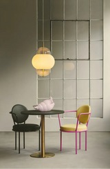 Suspension Shahin XL en verre soufflé bouche et laiton