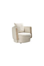 Tarida Armlehnstuhl Travertin - ZEN ZONE Furniture