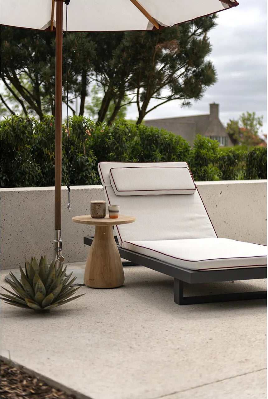 Sonnenliege Ravello aus Aluminium, 225×85×22 cm - ZEN ZONE Furniture