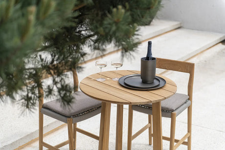 Atrani Bartisch aus Teakholz Tresenhöhe 80x80 cm - ZEN ZONE Furniture