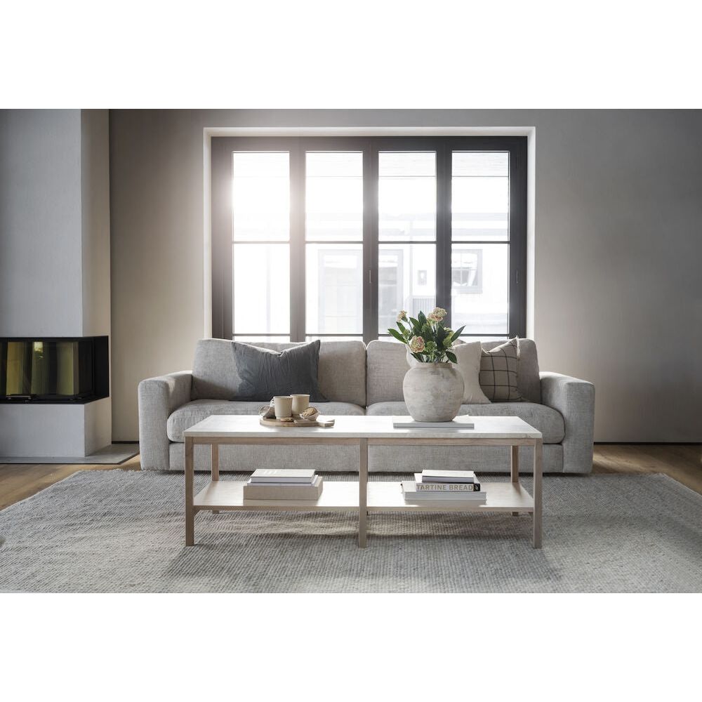 DUNCAN Modulares Sofa Hellgrau 258x103x78cm - ZEN ZONE