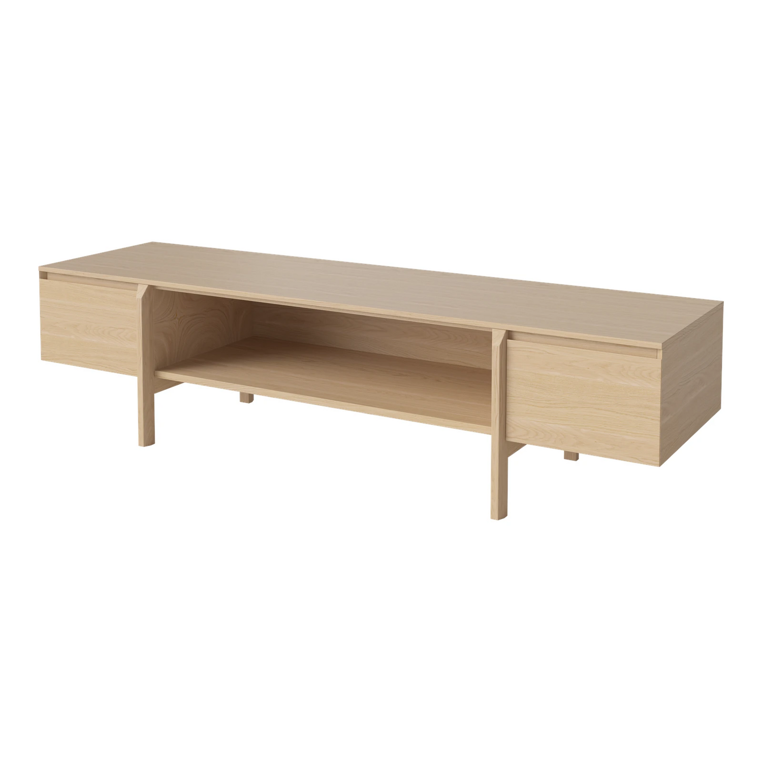 Daia Lowboard, oak, oiled, 180 cm