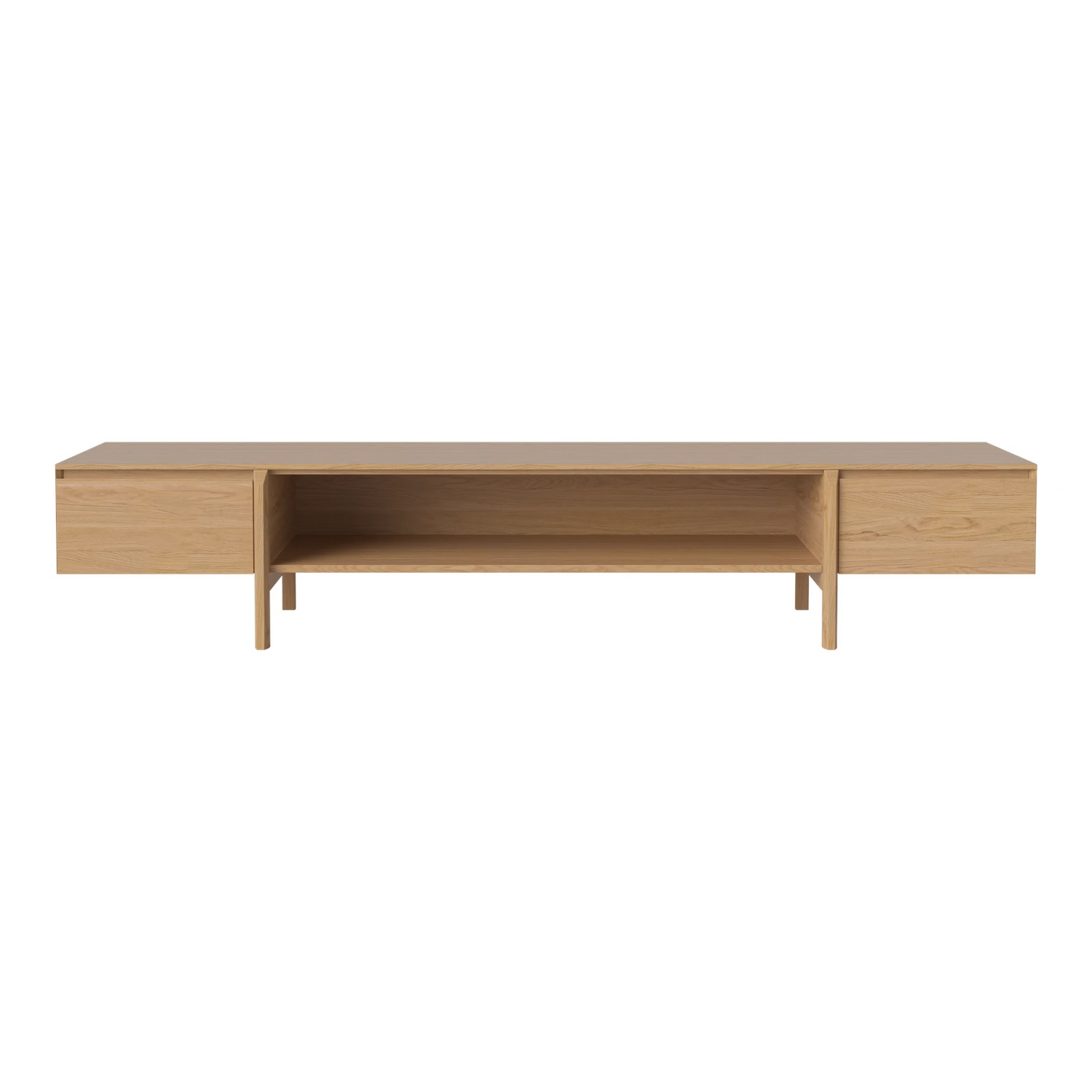 Daia Lowboard, aus Eiche, geölt, 240 cm