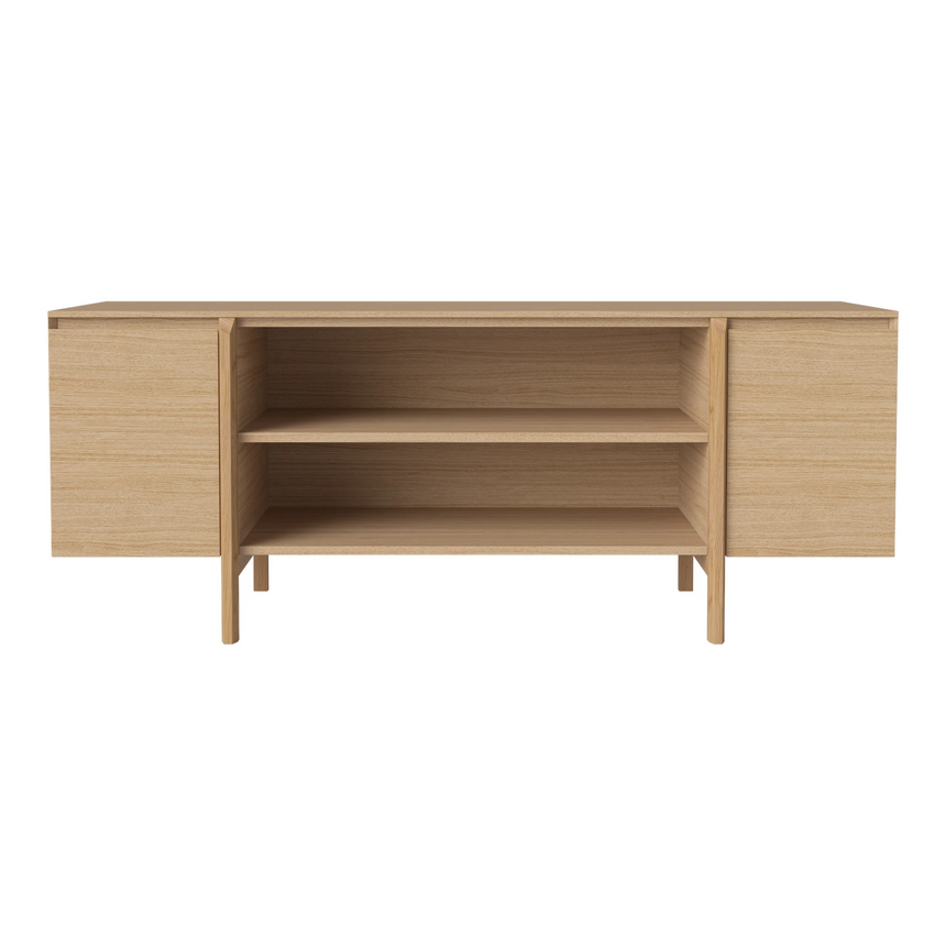Daia Sideboard, aus Eiche, geölt, 180x50.5 cm