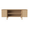 Daia Sideboard, aus Eiche, geölt, 180x50.5 cm