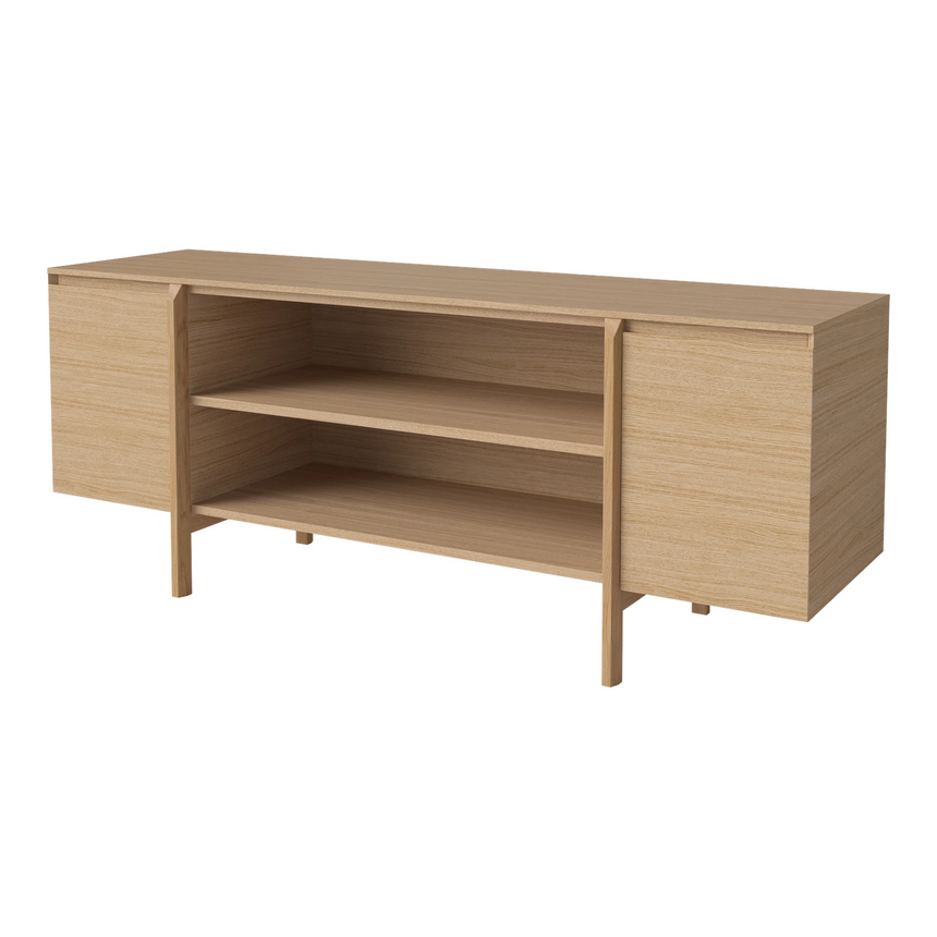Daia Sideboard, aus Eiche, geölt, 180x50.5 cm