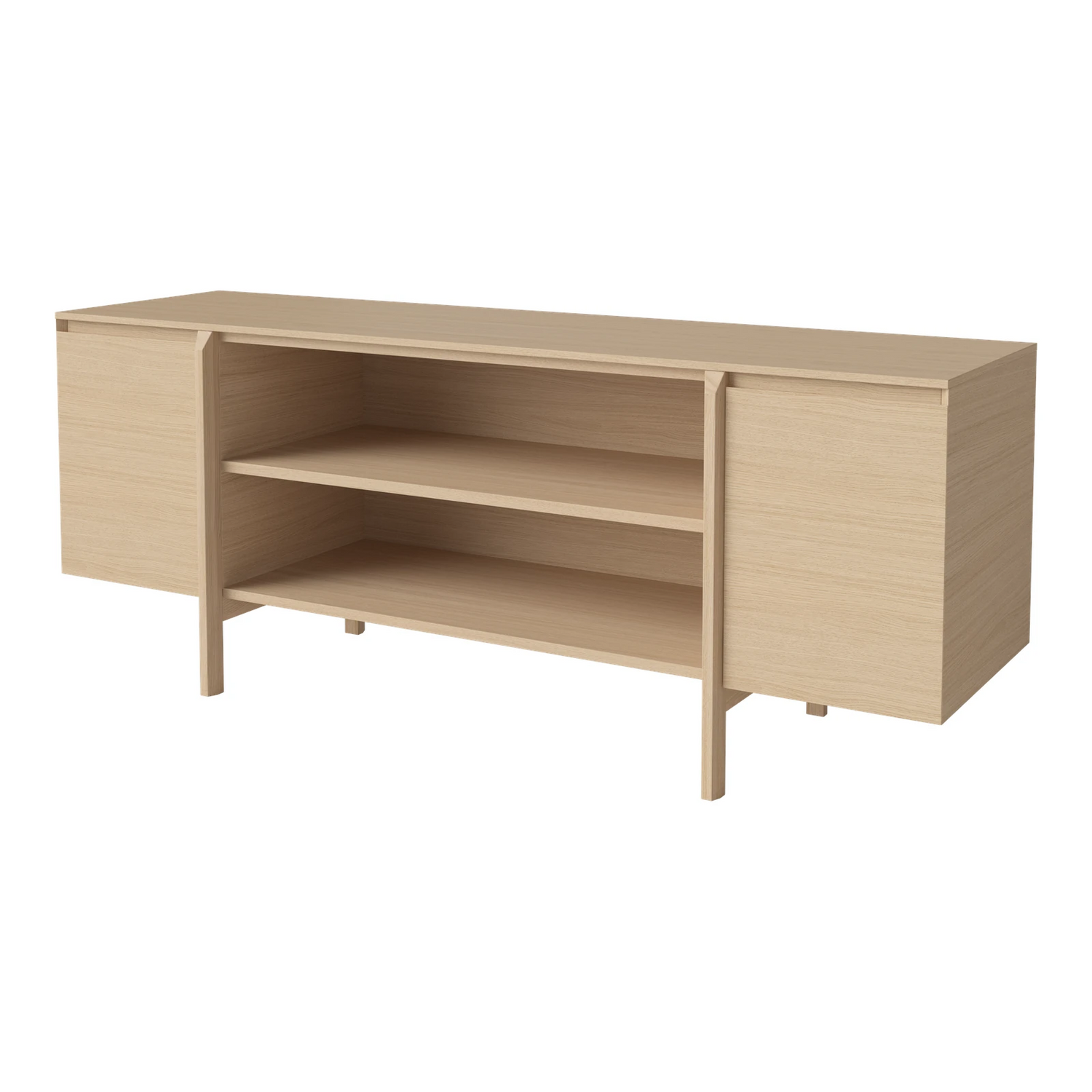 Daia Sideboard, aus Eiche, geölt, 180x50.5 cm