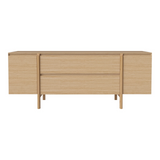 Daia Sideboard with Drawers, oak, oiled, 180x50.5 cm