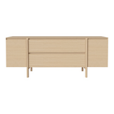 Daia Sideboard with Drawers, oak, oiled, 180x50.5 cm
