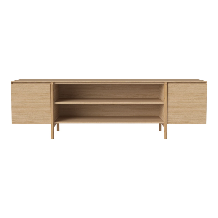 Daia Sideboard, aus Eiche, geölt, 240x50.5 cm