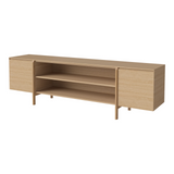 Daia Sideboard, aus Eiche, geölt, 240x50.5 cm