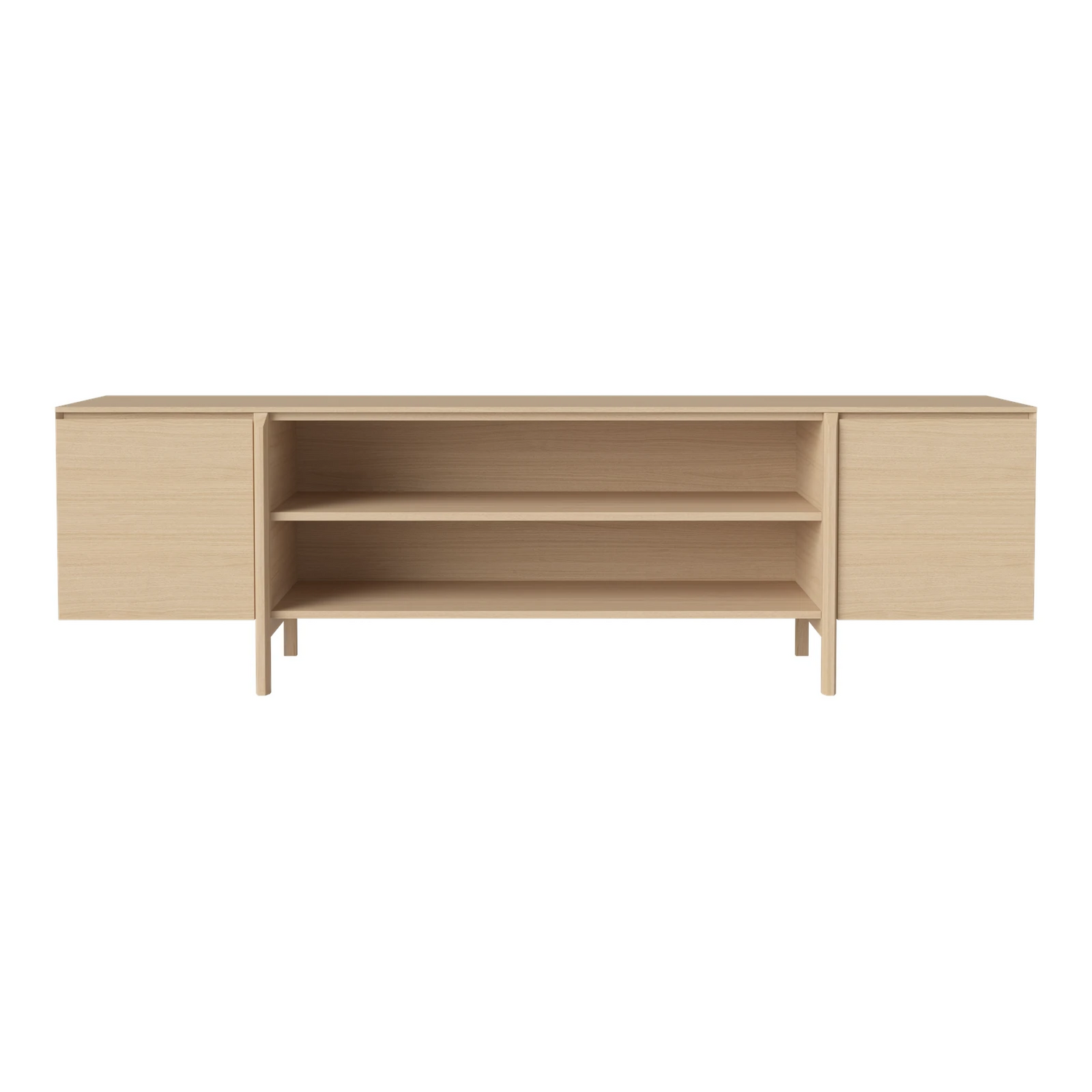 Daia Sideboard, aus Eiche, geölt, 240x50.5 cm