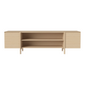 Daia Sideboard, aus Eiche, geölt, 240x50.5 cm