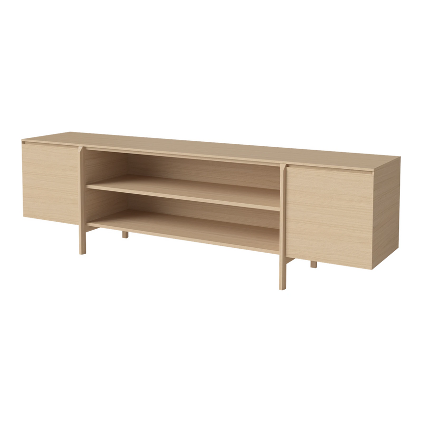 Daia Sideboard, aus Eiche, geölt, 240x50.5 cm