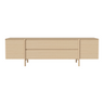 Daia Sideboard mit Schubladen, aus Eiche, geölt, 240x50.5 cm