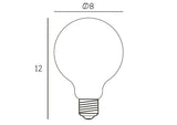 Light Bulb Globe - Ø80 - 5 W - Milky