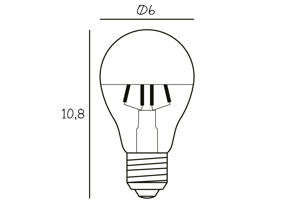 Leuchtmittel Arbitrary Bulb - Ø60 - Crown | Gold - 5W