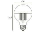 Ampoule Globe - Ø80 - Crown | Dorée - 3,5W