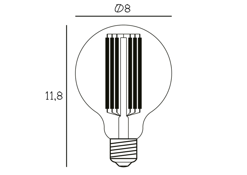 Leuchtmittel Globe Bulb - Ø80 - 3,5W