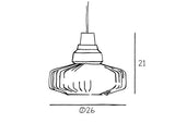 New Wave Optic Pendant Light