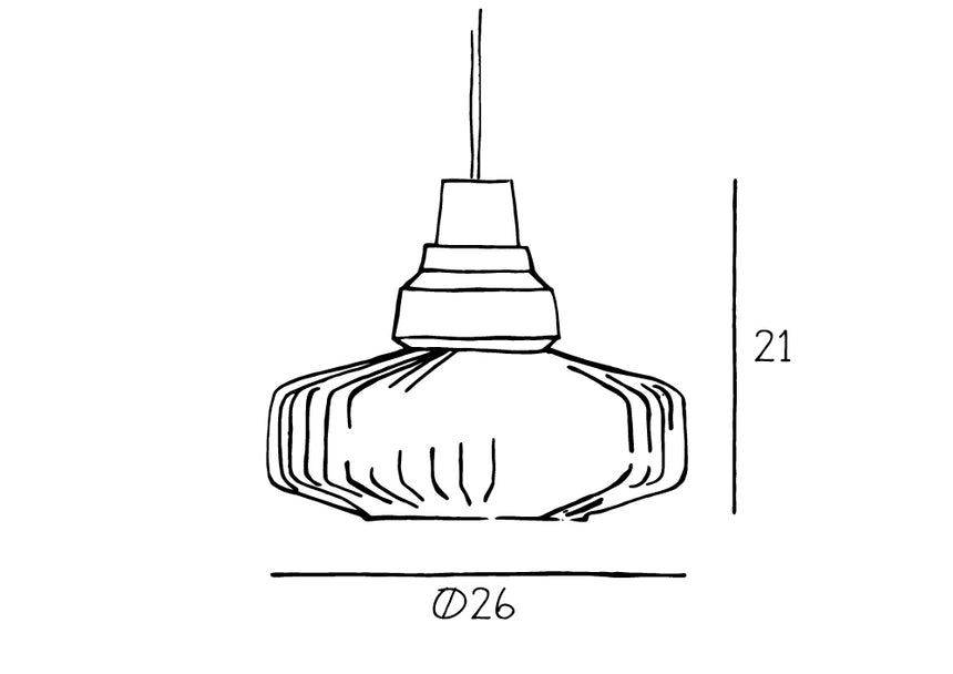 New Wave Optic Pendant Light