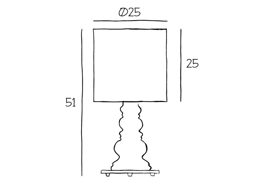 Lampe de table Punk Deluxe
