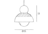 Pendant lamp Wanted XS