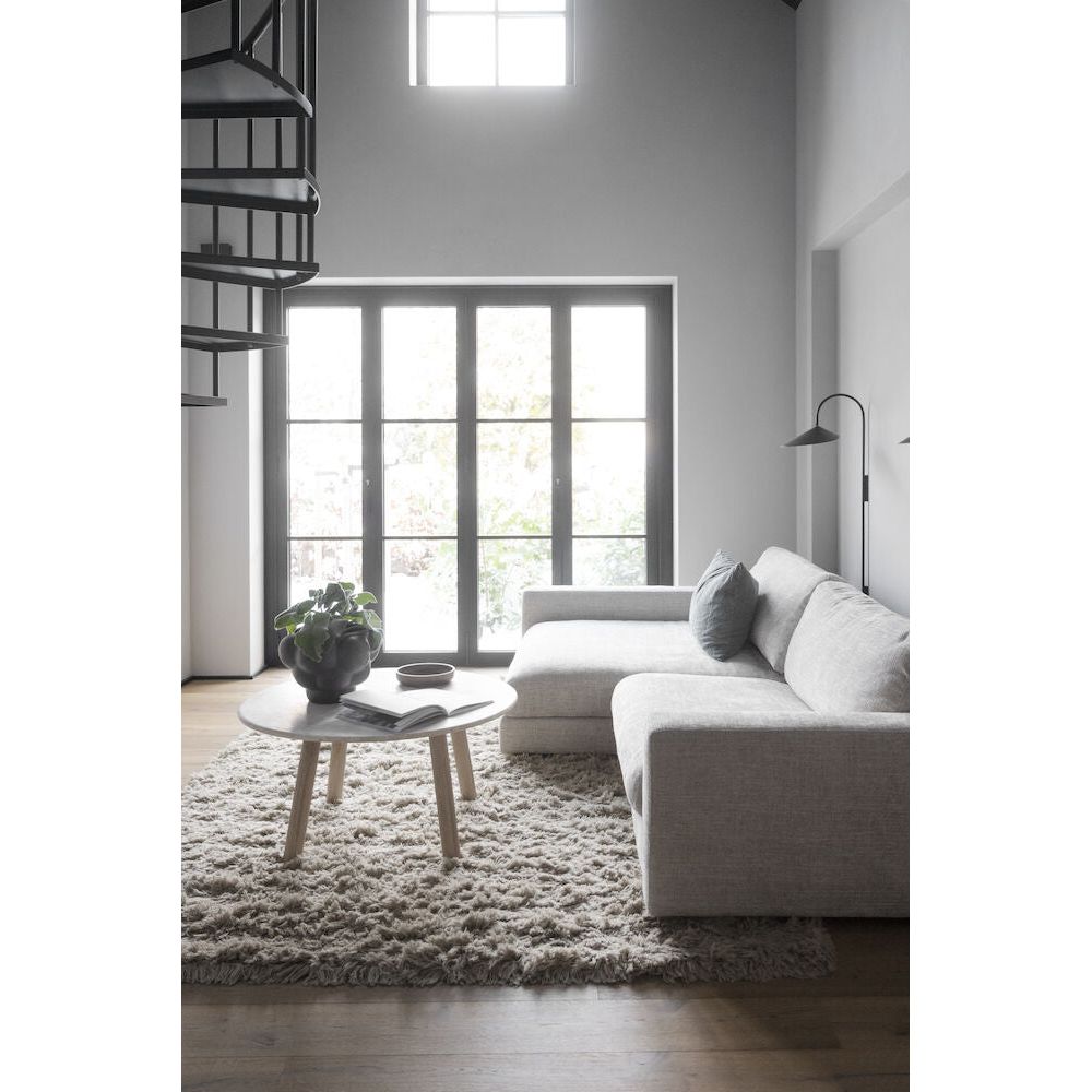 DUNCAN Modulares Sofa Chaise Longue Links Hellgrau 258x150x78cm - ZEN ZONE